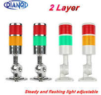 2 layers Rotatable 180 Stack light Red warning light industrial for CNC  machine DC 24V 12V AC220V 110V Steady flashing light LED - AliExpress 39
