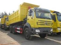 Beiben tipper truck 30ton load 10 tires 6x4 dump truck for sale