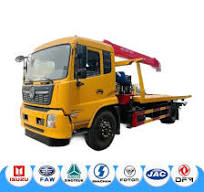 Heavy-Duty Dongfeng 12-Ton Rollback Tow Truck with Crane