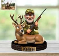 Amazon.com: Shiny Alice Personalized Deer Hunting Photo ...