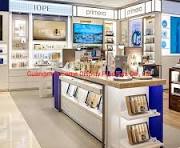 Display Skincare Stand Shop Counter Design Store Makeup Showcase Customize  Cosmetic Kiosk