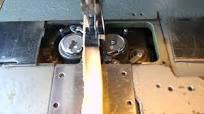 Twin Needle bobbin and shuttle movement.