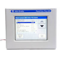 Used Allen Bradley 2711P-T6C20D8 PanelView Plus 600 Touchscreen HMI Panel  6" 24VDC