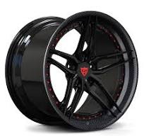 RV-DP03 : CUSTOM FORGED 2-PIECE 5 SPOKE CARBON FIBER WHEELS
