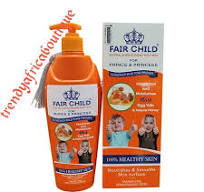 Fair child natural skin tone with egg yolk+ honey body lotion x1 nourishes  skin