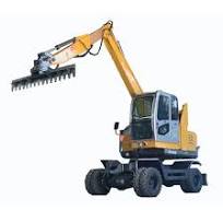 Wheel Excavator with Material Leveling Equipment 360 Rotating Smooth Coal