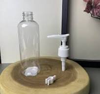 100 Ml Pet Round Shape Transparent Plastic Bottle with 1cc Lotion Pump