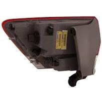 Right Passenger Side Chrome Tail Light For 14-22 Jeep Grand Cherokee  LAREDO|LIMITED|OVERLAND|SUMMIT; CAPA Certified