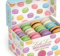 Leilalove Macarons - 12 Gourmet Macarons dozen flavors - box may vary in  colors