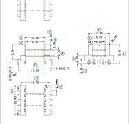 Bobbins | Horizontal Bobbin EFD15 Phenolic Material With 5+5 ...