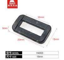 OEM Meico Multi-size Plastic Square Ring Buckle For Backpack ...
