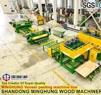Spindleless Rotary Wood Log Tree Veneer Peeling Lathe for Plywood  Woodworking Machinery