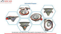 SDCAD Cement Silo Bottom Vibrating Bin Discharger Powder Hopper Feeder  Activation Hopper