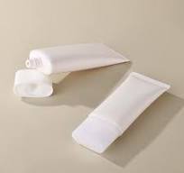 Luxury cream lotion flat squeeze tubes screw cap customized cosmetic  packaging
