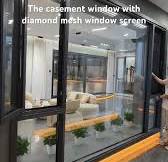 The casement window with diamond mesh window screen#home ...