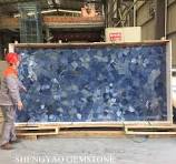 blue semi-precious stone slab on sale,customized Blue ...