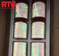 Reflective Thread Common Light Double Side Glitter Yarn for Knitting