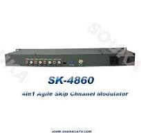 High Quality 4 In 1 Agile TV Modulator For Cable TV System ...