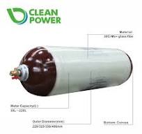 New Composite Material High Pressure Water Capacity 30L-220L Empty CNG Gas  Cylinder