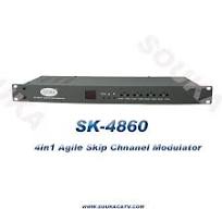 High Quality 4 In 1 Agile TV Modulator For Cable TV System ...