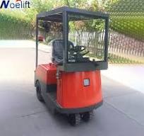 China Electric Baggage Tow Tractors 3 Wheel Design Handle ...