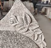 Carved Rose Cross Design G664 Granite Headstone - China ...