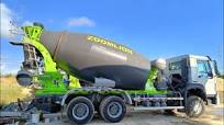 intip Truck Mixer Howo Zoomlion 10 kubik