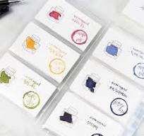 Ink Swatch Card Binder