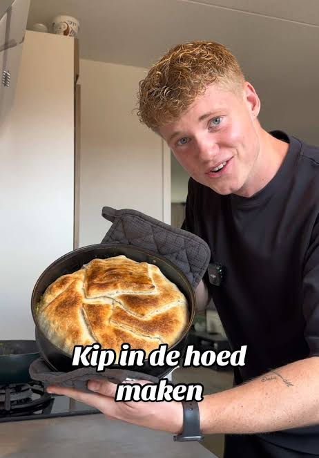 Kip in de hoed