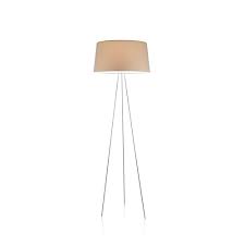 Kundalini Stehlampe Tripod Mit Stoffschirm 175cm Dimmbar 82063