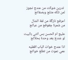 أبيات شعر حلوة باللهجة العراقية أكثر من 50 بيت روعة لا يفوتك