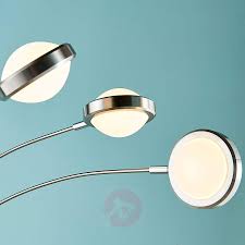 5 Flammige Led Stehlampe Catriona Mit Dimmer Kaufen Lampenwelt De