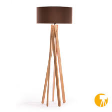 Details Zu Design Stehlampe Tripod Leuchte Buche Holz H 160cm