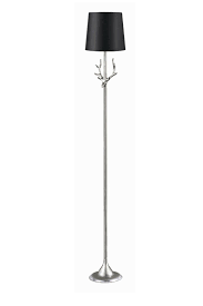 Lampadaire Argent Forge Stand Lampe Avec Cerf Bois Lampe Parapluie