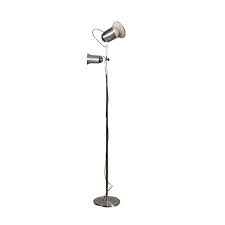 Vintage Stehlampe Metall Aluminium Vintage Italien 70er Jahren