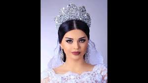 أفخم تاج اعراس مع اجمل واحدث ميك اب للاعراس 2018 2019 Youtube