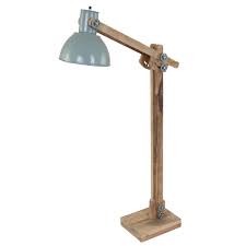 Hops Stehlampe Holz Vintage