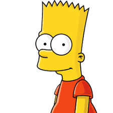 Bart Simpson Mirando PNG transparente - StickPNG