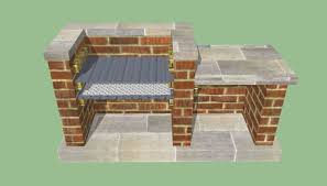 Bauen Sie Einen Grill Mit Zusatzlicher Ablageflache Step Design Brick Bbq Brick Grill Barbecue Design