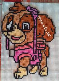 Perles Hama Stella De La Pat Patrouille Paw Patrol Perles Hama Perles A Tisser Stella Pat Patrouille