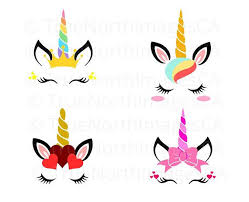 Licorne Svg Ensemble Unicorn Svg Licorne Tete Svg Licorne Clipart Licorne Face Svg Fichiers Svg Licorne Fichiers Svg Pour Cricut Home Decor Decals