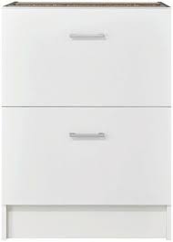 Meuble Bas Bali Blanc L 60 X H 82 X P 57 6 Brico Depot Meuble Bas Meuble Blanc