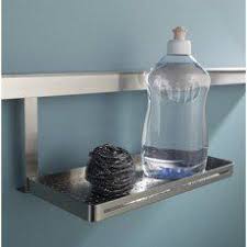 Etagere Porte Eponge Pour Barre De Credence Metal Delinia Credence Credence Cuisine Barre Murale