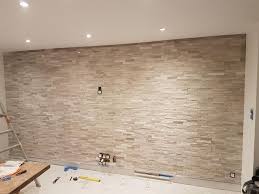 Plaquette De Parement Pierre Naturelle Gris Beige Cottage Leroy Merlin Gris Beige Salon Beige Deco Salon