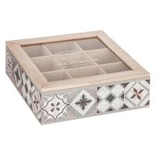 Boite A The 9 Compartiments Porte Bijoux Et Boites La Foir Fouille