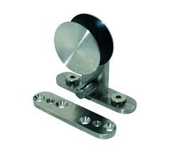 Ferrures Suspendues Enfield1 Pour Porte Coulissante Bois Metal Kit Complet En Inox 304l Avec Une Finition Satinee 1 Tube 2000 X 25 4 X 2 5 Mm 2 Chariots Ganci