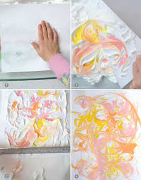 Techniken Zum Malen Mit Rasierschaum Anleitungen Fur Die Interessante Kunst Rasierschaum Kinder Leinwand Rasieren