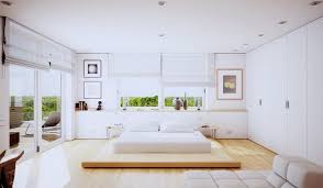 Chambre Claire Au Design Minimaliste Et Ambiance Zen Lit Bas Deco En Tableaux Et Meridienne Des Chambre Design Chambres A Coucher Modernes Chambre A Coucher