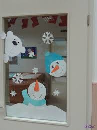 Fensterbild Schneemanner Decoracion Ventanas Navidad