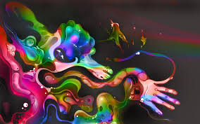 Fonds D Ecran Pour Tablette Tactile Fond D Ecran Abstrait Papier Peint D Art Dessin De Paysage Fantastique